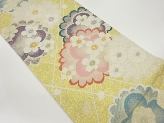 JAPANESE FUKURO OBI / WOVEN SAKURA